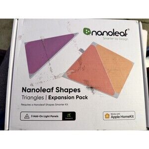 Nanoleaf Shapes Triangles Multicolor Light Panels Expansion Kit - 3 Pack NIB